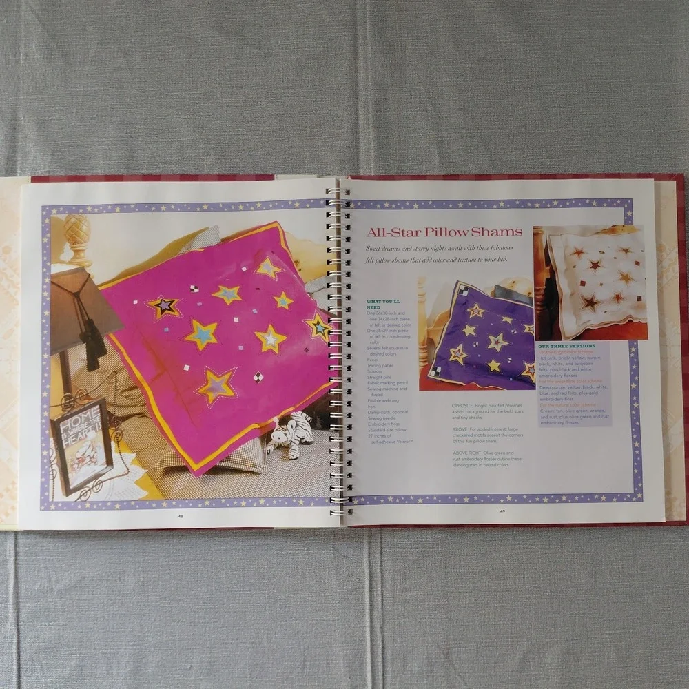 Mary Engelbreit Crafts To Decorate‎ Your Home Book Hardcover Spiral Bound